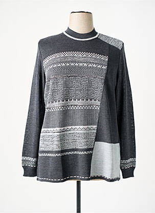 Pull gris FRANCE RIVOIRE pour femme