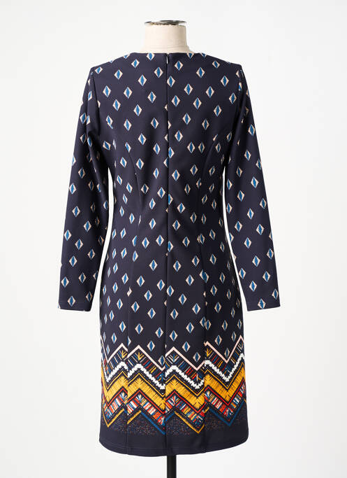 Robe mi-longue bleu FRANCE RIVOIRE pour femme