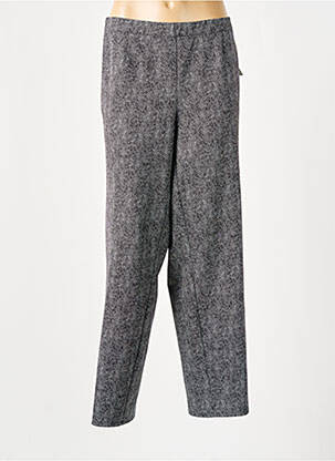 Pantalon droit gris FRANK WALDER pour femme