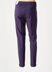 Pantalon droit violet FRANK WALDER pour femme seconde vue