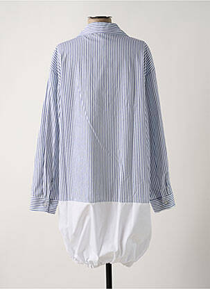 Robe mi-longue manches longues manches longues blanc IMPERIAL femme