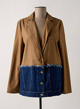 Blazer poches marron PLEASE femme