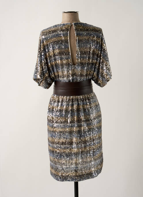 Robe mi-longue gris IMPERIAL pour femme