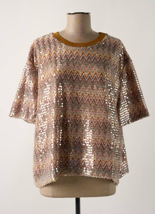 Top marron DIXIE pour femme