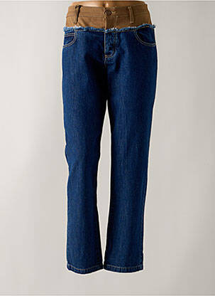 Jeans coupe droite taille normale taille normale bleu PLEASE femme