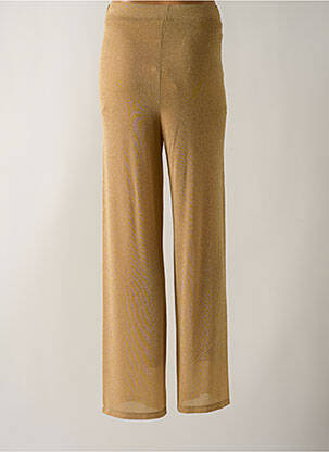 Pantalon droit stretch taille normale marron PLEASE femme