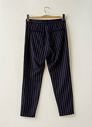 Pantalon chino tissage popeline taille normale bleu IMPERIAL femme