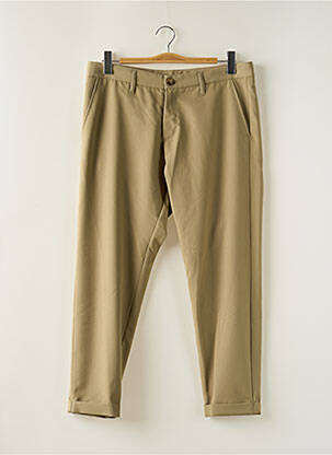 Pantalon chino tissage popeline taille normale beige IMPERIAL femme