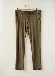Pantalon slim tissage popeline taille normale vert IMPERIAL femme