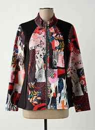 Veste casual coupe cintrée noir KALISSON femme