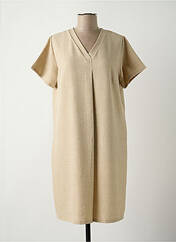 Robe mi-longue beige UNICA PLUS pour femme seconde vue