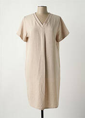 Robe mi-longue beige UNICA PLUS pour femme seconde vue