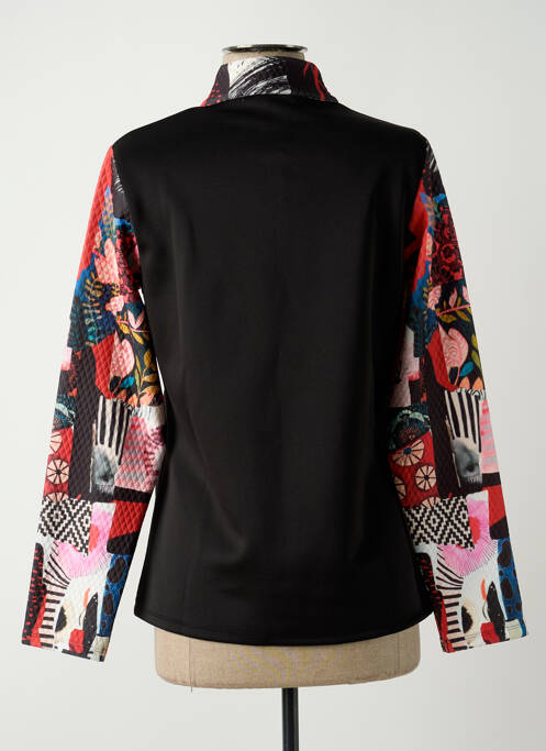 Veste casual coupe cintrée noir KALISSON femme
