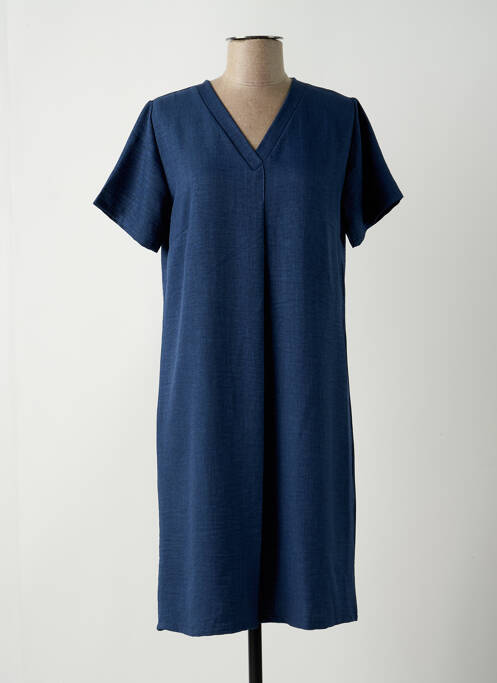 Robe mi-longue bleu UNICA PLUS pour femme