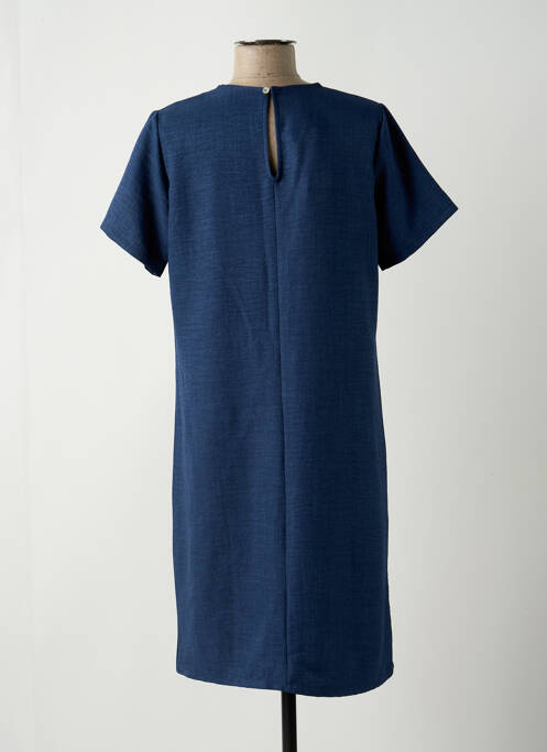 Robe mi-longue bleu UNICA PLUS pour femme