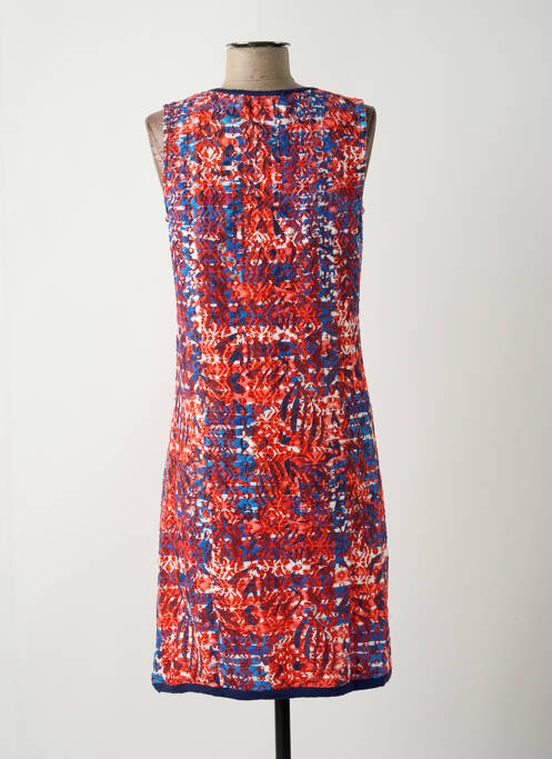 Robe mi-longue orange KALISSON pour femme