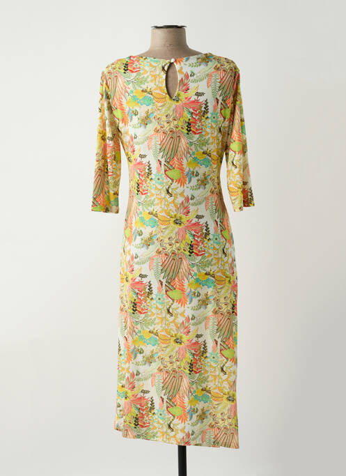 Robe mi-longue vert EGO pour femme