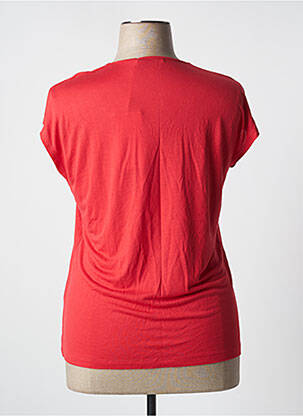 T-shirt stretch manches courtes rouge BAGORAZ femme