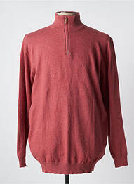 Pull stretch manches longues rose YVES ENZO homme