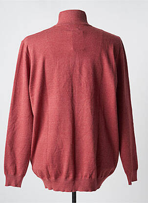 Pull stretch manches longues rose YVES ENZO homme