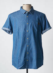 Chemise manches courtes bleu ELLE EST OU LA MER pour homme seconde vue