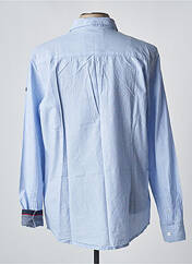 Chemise manches longues bleu ELLE EST OU LA MER pour homme seconde vue