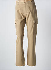 Pantalon cargo beige ELLE EST OU LA MER pour homme seconde vue