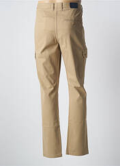 Pantalon cargo beige ELLE EST OU LA MER pour homme seconde vue