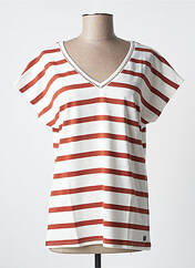 T-shirt marron ELLE EST OU LA MER pour femme seconde vue