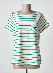 T-shirt vert ELLE EST OU LA MER pour femme seconde vue