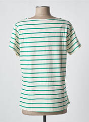 T-shirt vert ELLE EST OU LA MER pour femme seconde vue