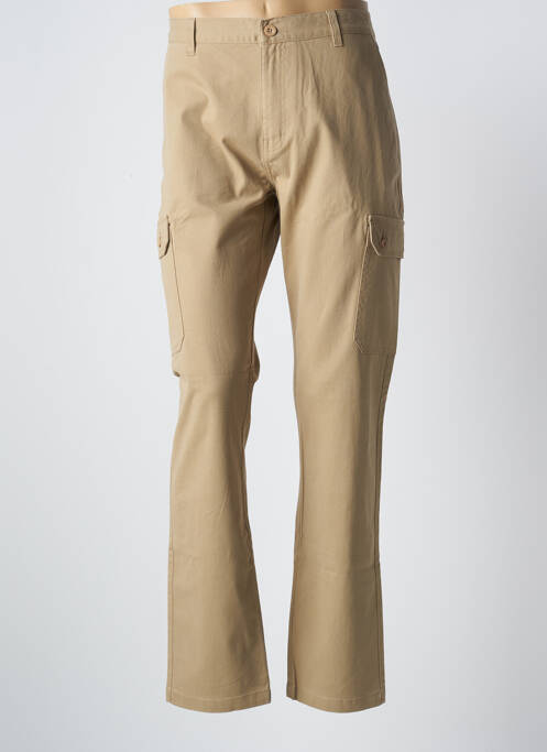 Pantalon cargo beige ELLE EST OU LA MER pour homme