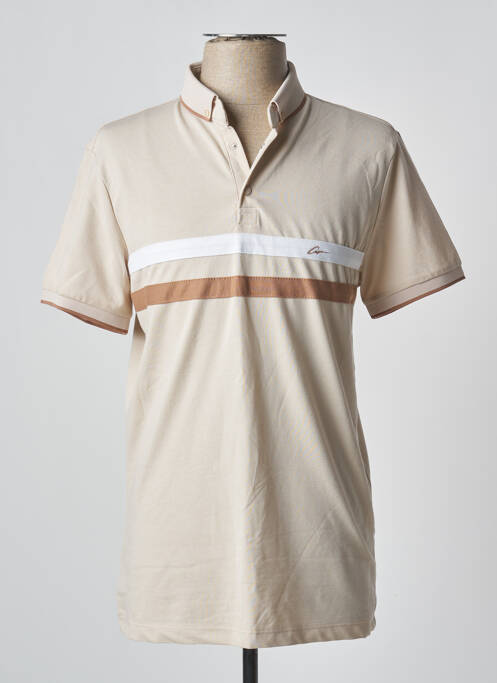 Polo beige CAL POLY pour homme