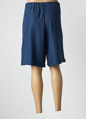Bermuda taille élastique taille normale bleu UNICA femme