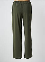 Pantalon droit vert UNICA PLUS pour femme seconde vue