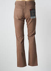 Pantalon droit marron KITISO pour homme seconde vue