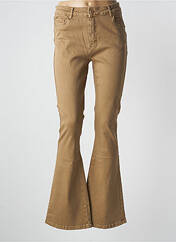 Pantalon flare marron ANA LUCY pour femme seconde vue