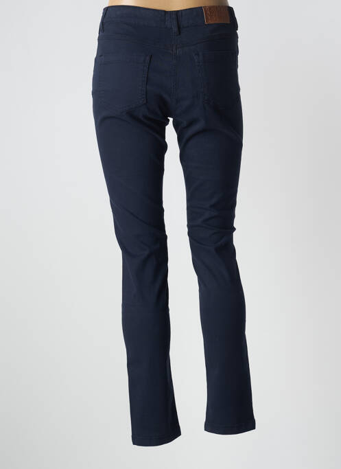 Pantalon slim bleu ELLE EST OU LA MER pour femme
