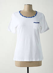 T-shirt blanc TELMAIL pour femme seconde vue