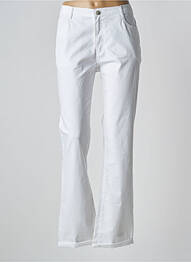 Jeans coupe droite stretch taille normale blanc YOULINE femme