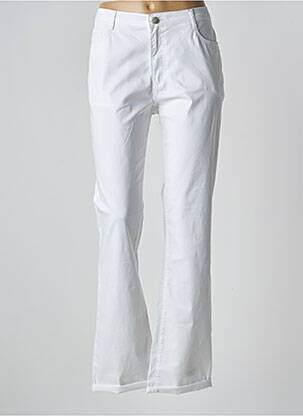Jeans coupe droite stretch taille normale blanc YOULINE femme