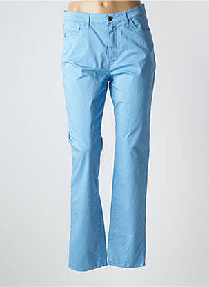 Jeans coupe droite taille normale taille normale bleu LCDN femme