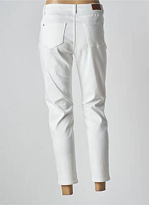 Jeans coupe droite stretch taille normale blanc C'EST BEAU LA VIE femme