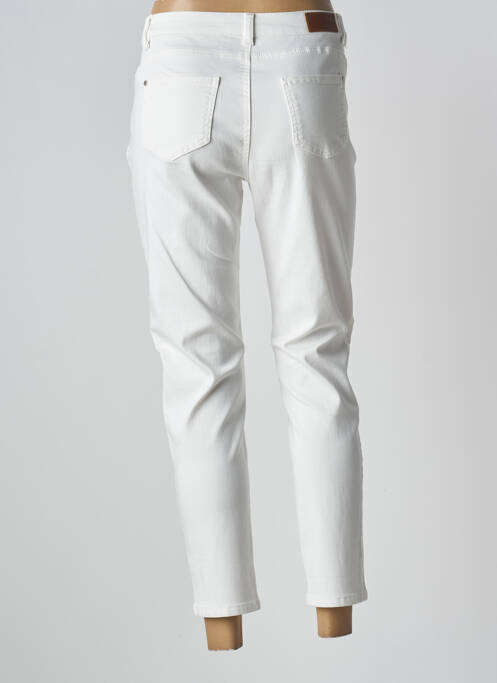 Jeans coupe droite blanc C'EST BEAU LA VIE pour femme