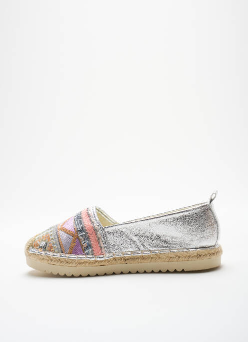 Espadrilles argent REFRESH pour femme