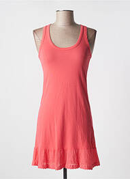 Robe mi-longue sans manche sans manche rose PAKO LITTO femme