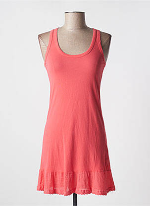 Robe mi-longue sans manche sans manche rose PAKO LITTO femme