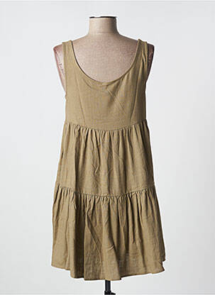 Robe courte sans manche sans manche marron MOLLY BRACKEN femme
