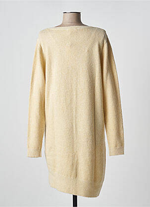 Robe pull col v manches longues beige LPB femme