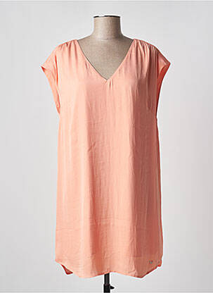 Robe courte manches courtes manches courtes orange LPB femme